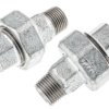 Łącznik żeliwny galwanizowany, 1/2cal x 1/2cal, Georg Fischer