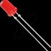 TLUR5401 LED, 5 mm, wired, red, 15 mcd, 630 nm, 60°
