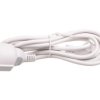 Kabel przedłużajacy (przedłużacz) 3m biały 1x230V H05VV-F 3G1,5 93087