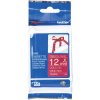 Brother TZERW34 Label tape white on red 18mm 8m