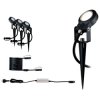 Paulmann 93696 Plug & Shine LED Garden Light Set 18W Warm White