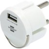 Brennenstuhl Brennenstuhl 1508110, USB, Weiß, IP44, 2,4 A, 5 V, 2,4 A Ładowarka USB 12 W 1x USB-A biały dom