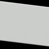 Compartment door, rectangular, sheet steel, (W x H x D) 800 x 450 x 25 mm, light gray, for built-in installation devices, 8PQ204