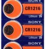 5 x bateria litowa mini Sony CR1216