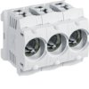 Gniazdo bezpiecznikowe z tworzywa D01/3 E14 3P SIS 16A 400VAC TS35 zacisk kl. 35mm2 LD047 HAGER