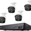 NVS8-8MB4 Network video recorders, set including 4 cameras