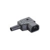 Bachmann 915172 IEC connector Black 1 pc Power Connector