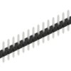 Pin header, 20 pole, pitch 2 mm, straight, black, 10062040