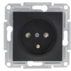 Gniazdo 2P+PE z przesł. bez ramki, antra EPH2800271