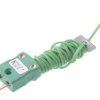 Termopara z odsłoniętym złączem K średnica 1/0.3mm długość 1m -75°C do +250°C Wtyk miniaturowy RS PRO