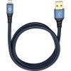 Oehlbach 9324 USB-A to Lightning Cable 3.0 m Blue Gold-plated Connectors