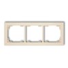 DECO Ramka potrójna beżowy 1DR-3