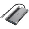 Hama 200143 Connect2Mobile USB hub 7 ports + charge port + USB C Grey