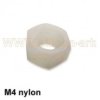 M4 Nylon full nuts - bag of 50