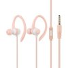 Słuchawki douczne z mikrofonem SPORT - różowe