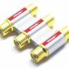 ŁĄCZNIK RCA ADAPTER POTRÓJNY ZŁOTY VITALCO