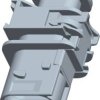 TE Connectivity 1-1670730-1 Obudowa złącza pin żeńskiego na PCB HDSCS, MCP, automotive, piny: 3, 1 szt.