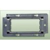 Support 2M czteromodułowy 138x71x11,7mm czarny JL-04-S2M-1