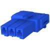 Plug housing, 3 pole, pitch 3.96 mm, straight, blue, 177899-6