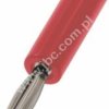 RA-102 RT Wtyk izolowany 4mm, banan., przyłącze przykręcane, czerwony, RA102RT, WYPRZEDAŻ