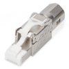 Wtyk modularny RJ45 kat.8.1, PoE++, 25/40GbE, ekranowany, zakręcany, beznarzędziowy, AWG 26-22 DN-93835