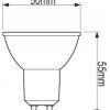 Żarówka LED GU10 6W = 60W 580lm 6500K Zimna 120 LUMILED