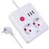 Listwa Zasilająca Maclean, Przedłużacz 2 Gniazda + 3Xusb, 110-240V Ac...