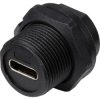 TRU COMPONENTS TC-13543612 USB-C 3.0 PCB Receptacle Back Mount Threaded