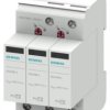 Ogranicznik przepięć PV Typ 2 3P Uc 600V DC Iimp 15kA Imax 40kA ze stykami sygn SENTRON 5SD7483-0KK01