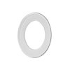 Ramka okrągła pojedyncza, szkło białe x1 TYP: LSR-SBO-X1 KONEKTO