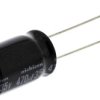 Kondensator 470μF 35V dc Radialny, Otwór przelotowy Nichicon roztaw: 5mm 10 (Dia.) x 16mm