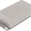Aluminum die cast enclosure, (L x W x H) 121 x 66 x 40 mm, natural, IP65, 1590WN1FL