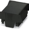 Upper part of housing, ABS/PC, (W x H x D) 70.1 x 74.65 x 36.95 mm, black, for enclosure, 1074748