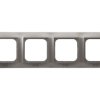 IMPRESJA METALIK Ramka 4 poczwórna do wyłączników IP44 tytan RH-4Y/23 OSPEL