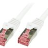 Patch cord S/FTP 6 linka Cu LSZH szary 10m 27AWG CQ2092S