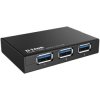 D-Link DUB-1340/E USB hub 4 ports USB type A USB 3.0 5 GBit/s Black