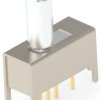 Slide switch, On-On-On, 1 pole, straight, 300 mA/125 VAC, 1825255-7