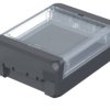 Bopla B 100804 PC-V0-G 7024 (96022144) - obudowa uniwersalna z przezroczystą pokrywą (113 x 80 x 40 mm)