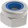 Hexagon lock nut, M5, W 8 mm, H 5 mm, outer Ø 8 mm, steel, galvanized, according to DIN 985/ISO 10511, BYB-3-16H9076