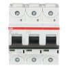 Wyłącznik miniaturowy High Performance, Typ D, 3-biegunowy, 63A, 690V ac, 250 V dc, ABB, S800S 50 kA