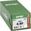 SPAX 1191010400405 R 88091 Senkkopf/T-STAR Wkręt do drewna 4 mm 40 mm T-STAR plus stal WIROX 1000 szt.