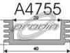 RADIATOR A4755 L5cm