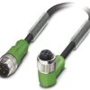 Przewód czujnik-siłownik ze złączem Złącze M12 liczba rdzeni 4 długość 1.5m Rodzaj A Żeńskie Złącze B Złącze M12