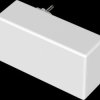 43430009 Connector housing with plug,white,IP40