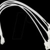 PGW-AC-KOL-161 Kolink 1-to-4 PWM fan splitter cable, 35 cm, braided, white