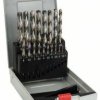 Zestaw wierteł krętych do metalu HSS 19 szt. 1 mm, 2 mm, 3 mm, 4 mm, 5 mm, 6 mm, 7 mm, 8 mm, 9 mm, 10 mm Bosch Accessori