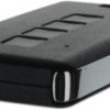 ABS remote control enclosure, (L x W x H) 71.5 x 39.3 x 11.5 mm, black (RAL 9004), 13124.44