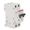 Wyłącznik nadprądowy MCB, Typ C, 2-biegunowy, 2A, 440V, 125V, na szynę DIN, ABB S202M-C2, S200M