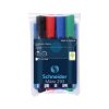 Schneider 129394 Pen Marker Correction Black Blue Red Plastic Pack of 3