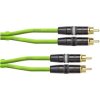 Cordial CEONDJRCA1.5G Audio Cable RCA to RCA Green Neon 1.5m